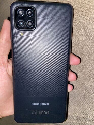 samsung galaxy a14 qiymeti: Samsung Galaxy A12, 32 GB, rəng - Qara, Zəmanət, Sensor, Barmaq izi