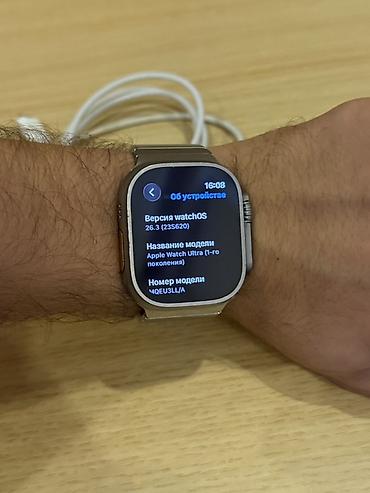Smart saatlar: Apple Watch Ultra (1‑ci nəsil) Yaxşı vəziyyətdə saat satılır. Heç — 4
