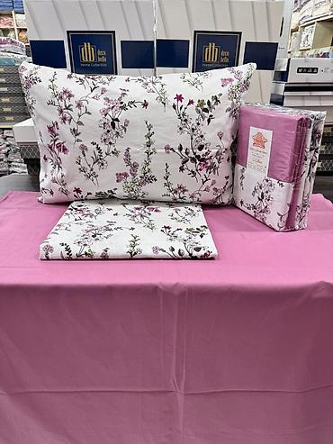 сад: 100% pambıq yataq dəsti – müxtəlif dizaynlar Tərkib: - 100% Cotton — 6
