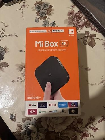 tv xiaomi: Xiaomi Mi Box 4K – 4K Ultra HD axın qurğusu - Android TV ilə işləyir — 1
