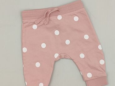 fioletowe krótkie spodenki: Spodnie dresowe, H&M, 1-3 m, stan - Idealny