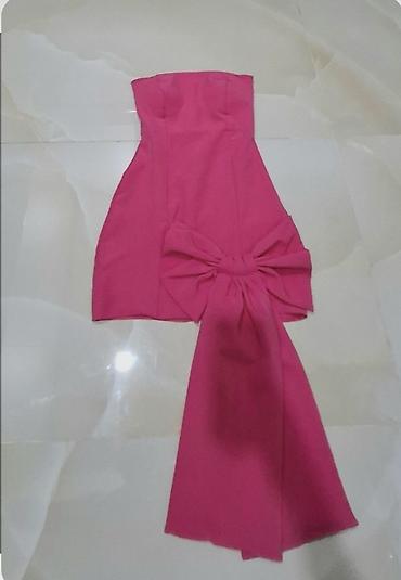 mango canta: S razmer (36)qabarıq çəhrayı bantikli mini don.1 dəfə geyilib .25 — 3