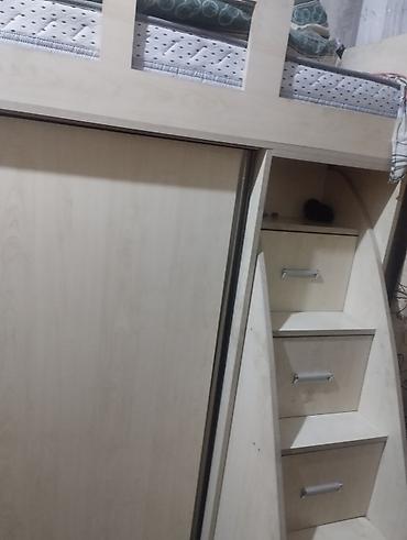 ugur mebel: Oğlan və qız üçün, İşlənmiş, Çarpayı, Matras ilə, Siyirməli, Laminat — 3