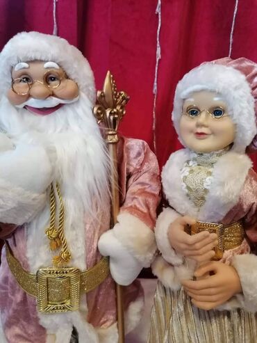 Ostali kućni dekor: Deda-mraz 63cm - 4200din Baba-mrazica 60cm-4000din Muzicki deda-mraz — 9