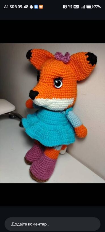 Plišane igračke: Prodajem ručno pletene igračke za decu. Radim sve po Vašoj želji — 20