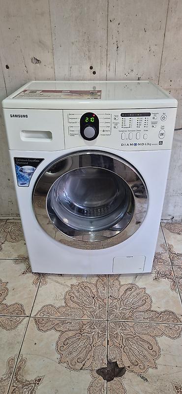 Paltaryuyan maşın Samsung, 6 kq, İşlənmiş, Avtomat, Qurutma var, Ödənişli çatdırılma lalafo.az -da Paltaryuyan maşın Samsung, 6 kq, İşlənmiş, Avtomat, Qurutma var, Ödənişli çatdırılma