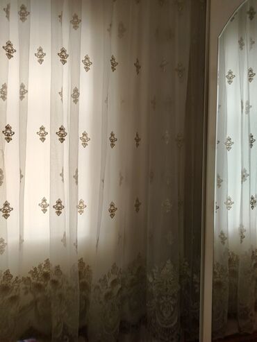 Инструменты: Zərif tül pərdə dəsti - Rəng: krem/şampan tonlarında - Material