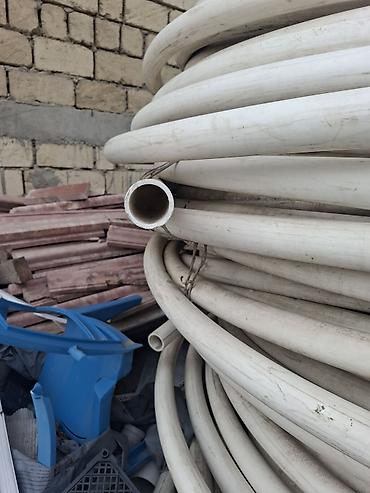 plasi: Su borusu, Qofrasız, Plastik, 63 mm, Yeni — 1