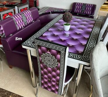 Divan və masa dəstləri: 🇹🇷Türk istehsalı Möhtəşəm ✨✨ Kuxna üçün stol stul dəsti 2 stul 1 — 10