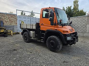 Другой строительный транспорт: Mercedes-Benz Unimog U400 (оранжевый) - Полный привод 4x4, высокие — 3