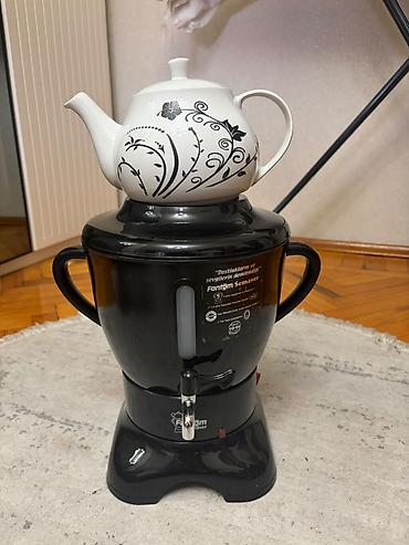 Samovar ev ve ya bag evi ucun. Bir defede istifade olunmayib, yenidir
