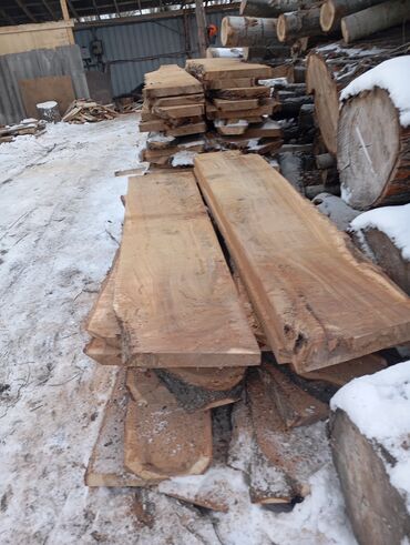 Доски: Доски, Необрезные, Для кровли крыши, Береза, Черновые — 4