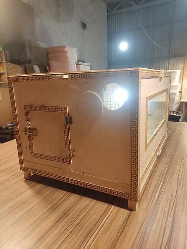 toyuq novleri: Taxta brooder/qəfəs-kamera (istixana tipli qutu) - Material — 3