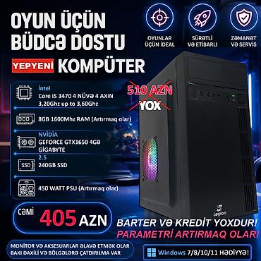 Masaüstü kompüterlər və iş stansiyaları: FÜRSƏTDƏN YARARLANIN!!! BÜTÜN KOMPÜTERLƏR MAYA DƏYƏRİNDƏN AŞAĞI!! ⭐Tək — 1