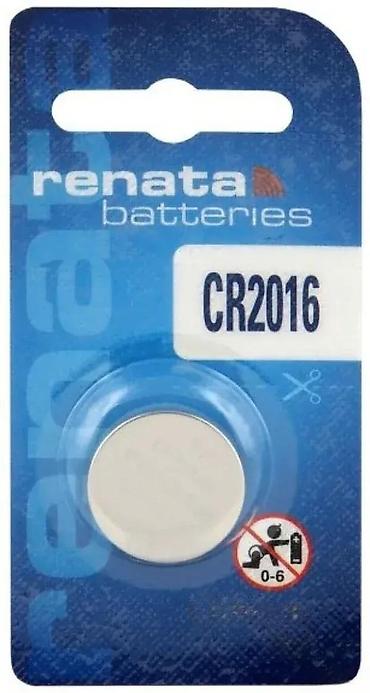 Baterije: Renata CR2016 litijumska dugmasta baterija - Tip: CR2016 (3 V — 2