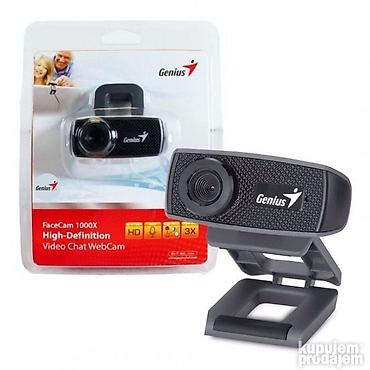 WEB kamera 1000X V2 Genius FaceCam, USB, crna NOVO U ORIGINALNOM