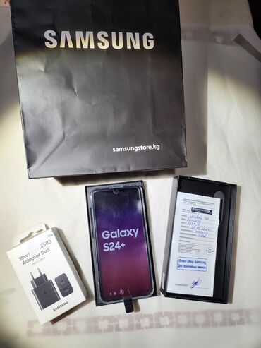 samsung a750: Samsung Galaxy S24+, Новый, 256 ГБ, цвет - Фиолетовый, 2 SIM, eSIM