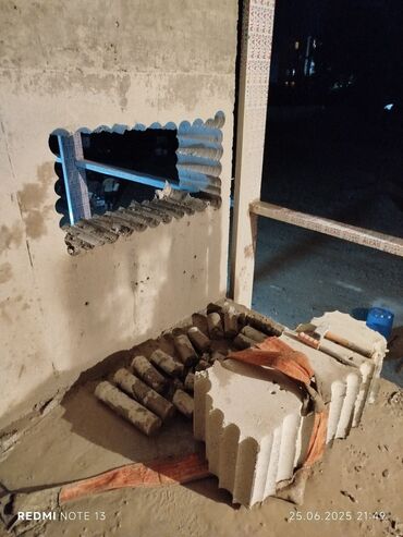 Beton işləri: #Betonkesme #betondeşmə Beton kubik kərpic - dən kəsim deşim — 20