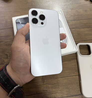 IPhone 16 Pro Max, 256 ГБ, White Titanium, Гарантия, С документами