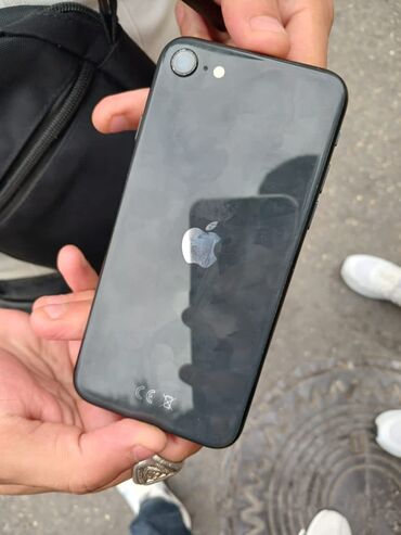 irşad telecom iphone 11 128gb: IPhone SE 2020, 64 GB, Qara, Barmaq izi, Simsiz şarj