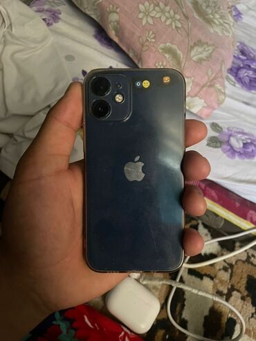 айфон 12 мини бу 128: IPhone 12 mini, Колдонулган, 128 ГБ, Көк, Каптама, 76 %