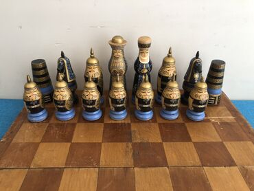 Şahmatlar: Antik sahamat 1950 ve 60 ci illere aid cox nadir tapilan sahmat her — 8