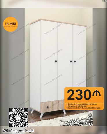 metbex wkafi: Açılan, 3 qapılı Düz dolab, Qarderob, paltar dolabı