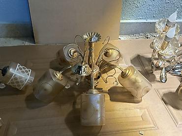 stolustu isiq: Çılçıraq, 8 lampa — 2