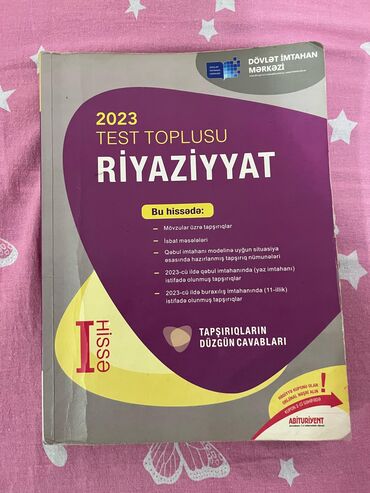 3 cu sinif riyaziyyat testleri ve cavablari: Riyaziyyat 1ci hisse toplu