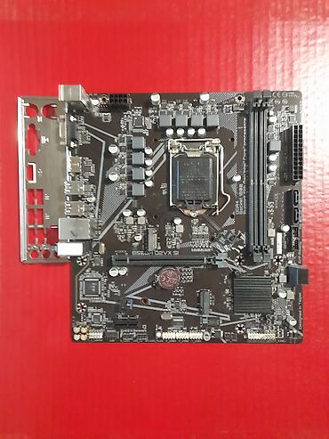 Материнские платы: Материнская плата, Б/у, Gigabyte, LGA1200, Micro-ATX, Для ПК — 1