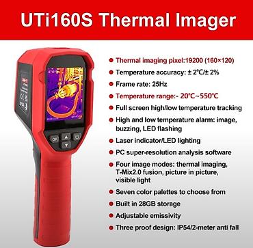 Termal kamera Model: UNI-T UTI 160S Elektrik avadanlıqlarında at lalafo.az Termal kamera Model: UNI-T UTI 160S Elektrik avadanlıqlarında