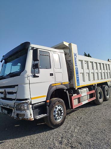 тракторный фреза: Самосвал HOWO (CNHTC) 6x4 - Кузов: стальной, высокие борта, задняя — 3