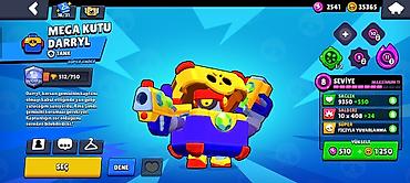 Digər: Brawl Stars oyun hesabı - Kupa: 51,204 - Səviyyə/XP: 30 səviyyə — 3