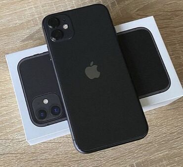 Apple iPhone: IPhone 11, 128 GB, Black Titanium, Zəmanət, Simsiz şarj, Face ID