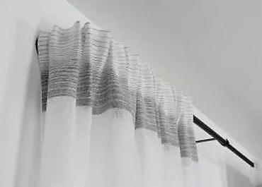 Zavese i draperije: Zavese sa garnišnom – set za prozor - Prozirne zavese od lagane — 11