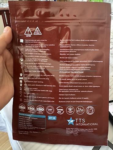 hell dermanlari: TTS International Power Patch – ENERJİ VE GÜC BANDI İdmançılarda — 2