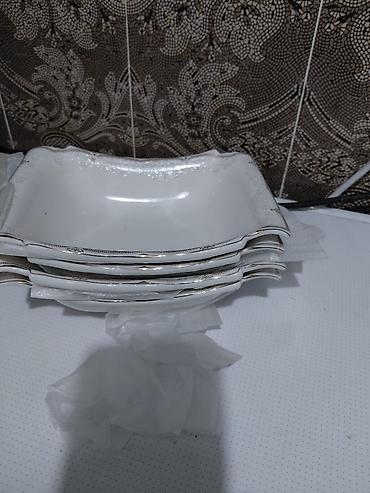 посуда для кухни купить: Набор столовой посуды и стекла с золотистым декором Состав: - — 4