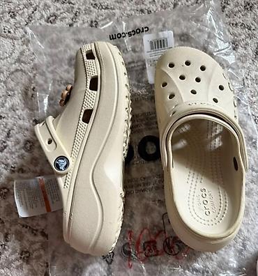 джиббитсы: Сабо, 34, 35, Crocs, Новый, цвет - Бежевый — 5