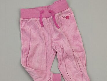 legginsy prążkowane dziecięce: Sweatpants, 12-18 months, condition - Good