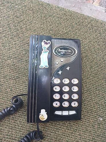 3 simli telefon: CROWNTEL stasionar telefon aparatı - Modell: CROWNTEL (paneldə qeyd — 1
