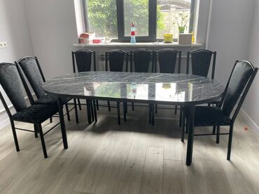 мебель уста: Комплект стол и стулья Новый