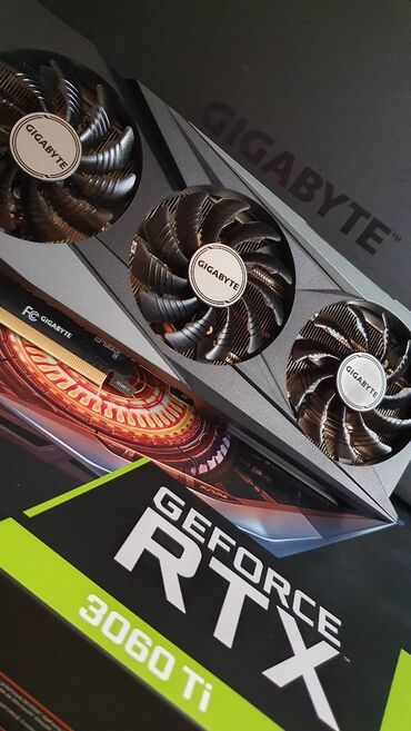 Videokartlar: Videokart Gigabyte GeForce RTX 3060 Ti, 8 GB, İşlənmiş