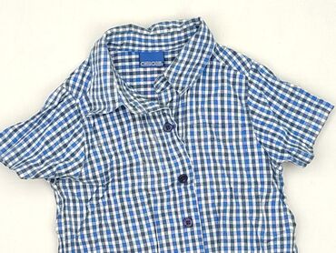 spodnie w krate czerwona: Shirt 1.5-2 years, condition - Perfect, pattern - Cell, color - Blue