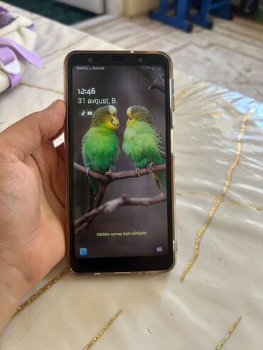 Haima: Samsung Galaxy A7 2018, 64 GB, rəng - Qara, İki sim kartlı