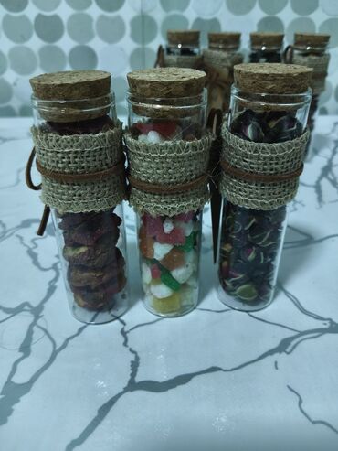 формы для свечи: Набор декоративных стеклянных пробирок с натуральным наполнением -