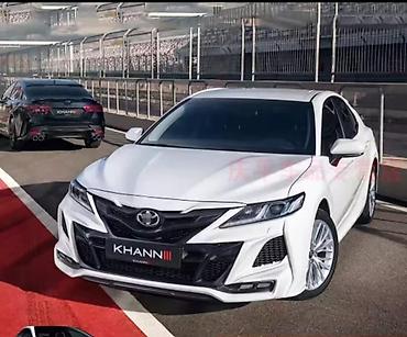 khan: Передний бампер для Toyota Camry (аэродинамический обвес KHANN-стиля) — 3