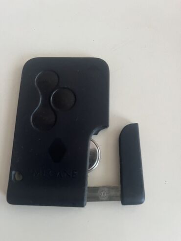 Ручки КПП: Renault Megane kart açarı (smart card) korpusu və mexaniki açar -