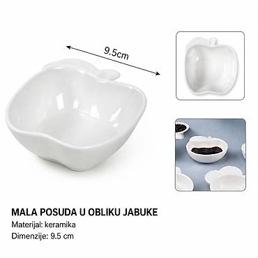 KMT Srednja 5412499 – mala keramička posuda u obliku jabuke -