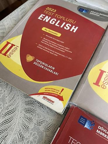 Testlər: Məhsul: DİM “Test Toplusu – English” (İngilis dili) kitabları dəsti — 6