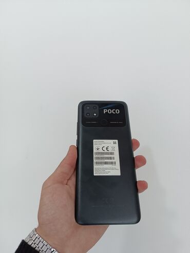Poco C40, 64 GB, rəng - Qara, Düyməli, Face ID